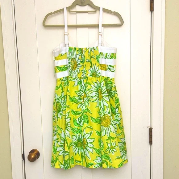 NWT Lilly Pulitzer Cheri Dress Limoncello Sunbelievable SIZE 4 - Picture 7 of 11